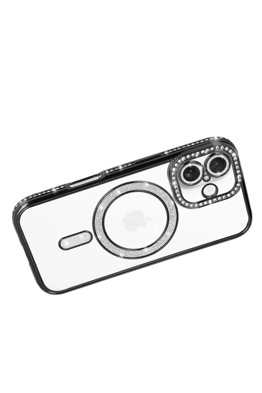 iPhone 17 Joke Simli Magneticsafe Kılıf - Siyah 4