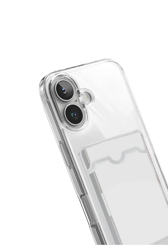 iPhone 17 Kart Şeffaf Silikon Kılıf 2