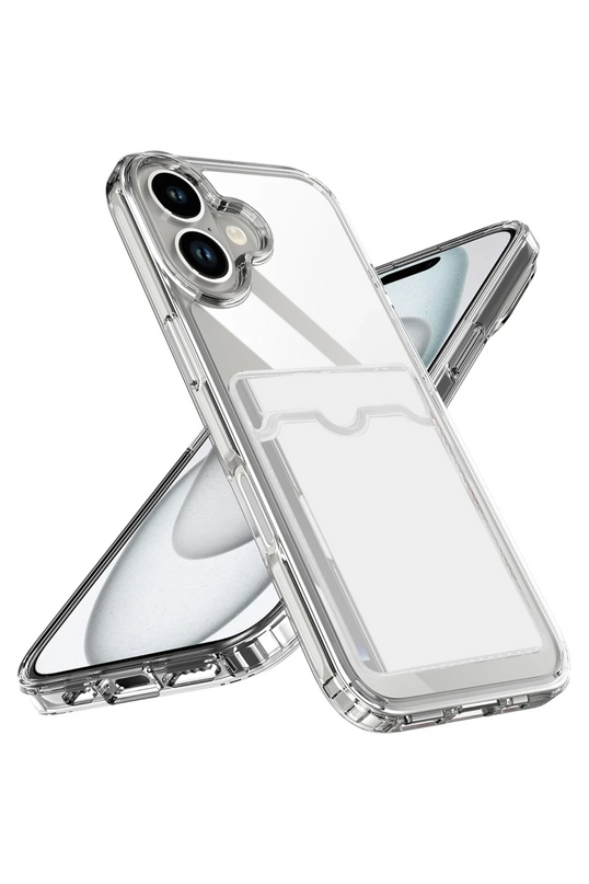 iPhone 17 Kart Şeffaf Silikon Kılıf 3