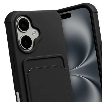 iPhone 17 Kelvin Kartvizitli Silikon Kılıf - Siyah 3