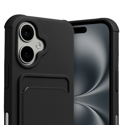 iPhone 17 Kelvin Kartvizitli Silikon Kılıf - Siyah 2