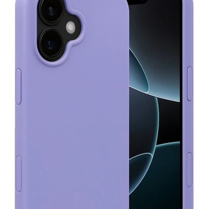 iPhone 17 Nano içi Kadife Silikon Kılıf - Lila 2
