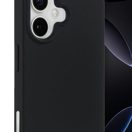 iPhone 17 Nano içi Kadife Silikon Kılıf - Siyah 3