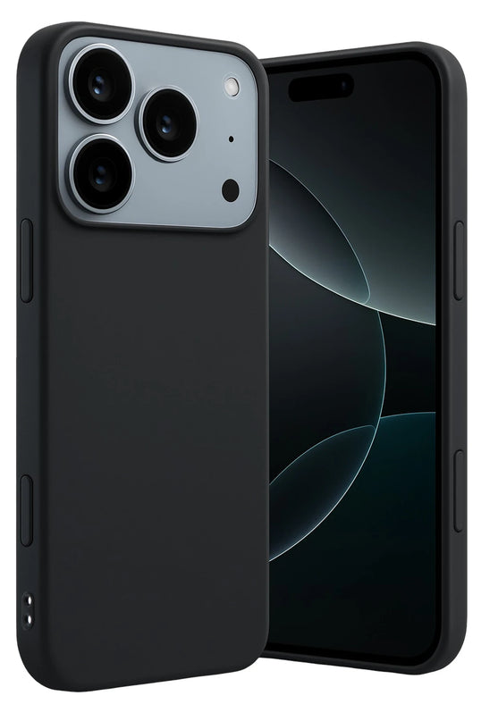 iPhone 17 Pro Max/18 Pro Max First Silikon Kılıf - Siyah