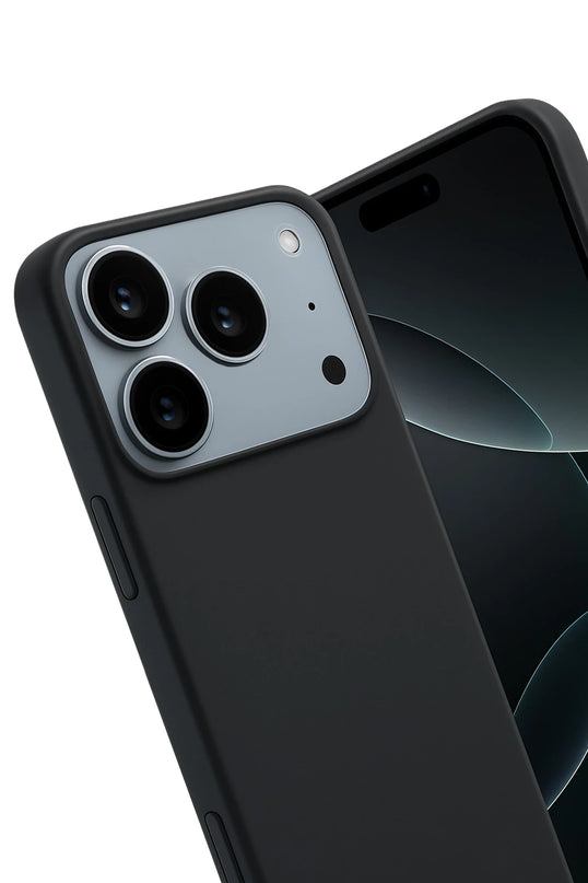 iPhone 17 Pro Max/18 Pro Max First Silikon Kılıf - Siyah 3