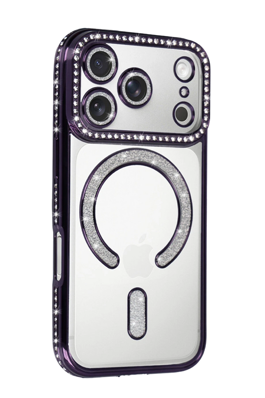 iPhone 18 Pro Max/17 Pro Max Joke Simli Magneticsafe Kılıf - Derin Mor 2