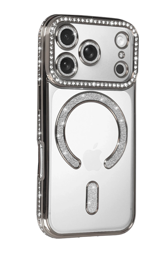 iPhone 18 Pro Max/17 Pro Max Joke Simli Magneticsafe Kılıf - Gümüş 2