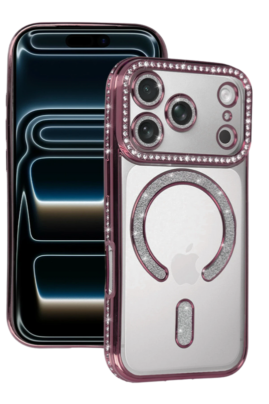 iPhone 18 Pro Max/17 Pro Max Joke Simli Magneticsafe Kılıf - Pembe