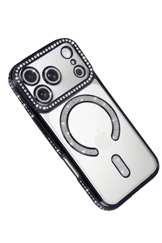 iPhone 18 Pro Max/17 Pro Max Joke Simli Magneticsafe Kılıf - Siyah 3