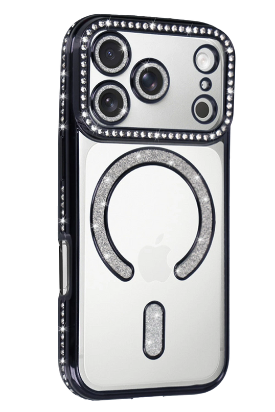 iPhone 18 Pro Max/17 Pro Max Joke Simli Magneticsafe Kılıf - Siyah 2