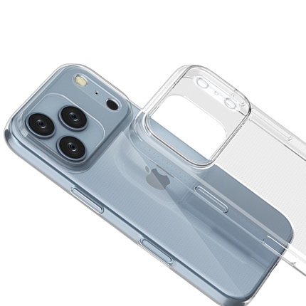 iPhone 17 Pro Max Lüx Şeffaf Silikon Kılıf 3