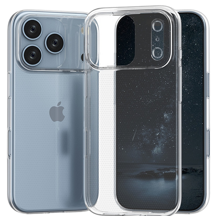 iPhone 17 Pro Max Lüx Şeffaf Silikon Kılıf