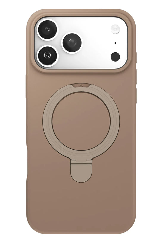 iPhone 17 Pro Max Regal Magsafe Standlı Kapak Kılıf - Çöl Titanyum 2