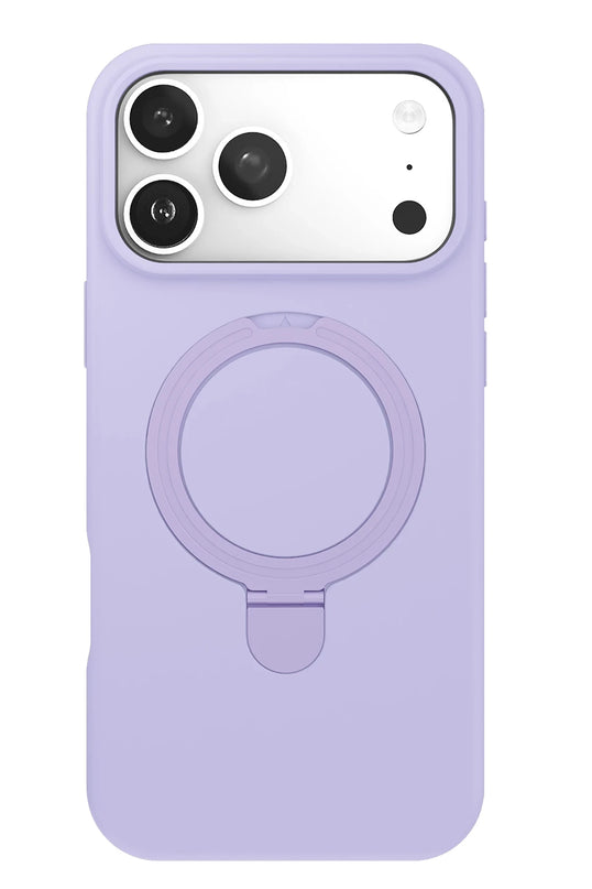 iPhone 17 Pro Max Regal Magsafe Standlı Kapak Kılıf - Lila 2