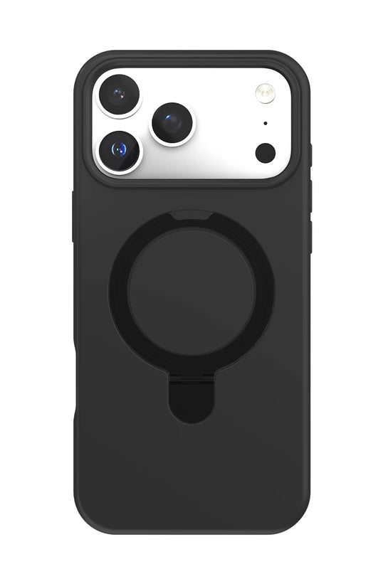 iPhone 17 Pro Max Regal Magsafe Standlı Kapak Kılıf - Siyah 2