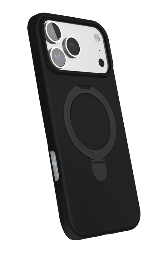 iPhone 17 Pro Max Regal Magsafe Standlı Kapak Kılıf - Siyah 3