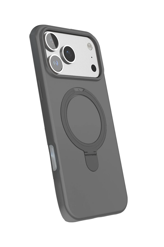 iPhone 17 Pro Max Regal Magsafe Standlı Kapak Kılıf - Titan Gri 2
