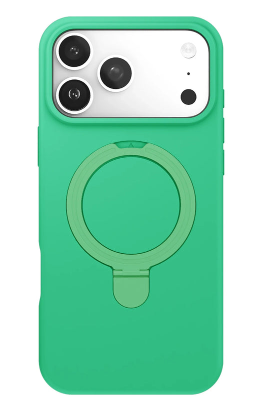 iPhone 17 Pro Max Regal Magsafe Standlı Kapak Kılıf - Yeşil 2