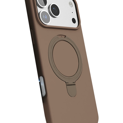 iPhone 17 Pro Regal Magsafe Standlı Kapak Kılıf - Çöl Titanyum 4