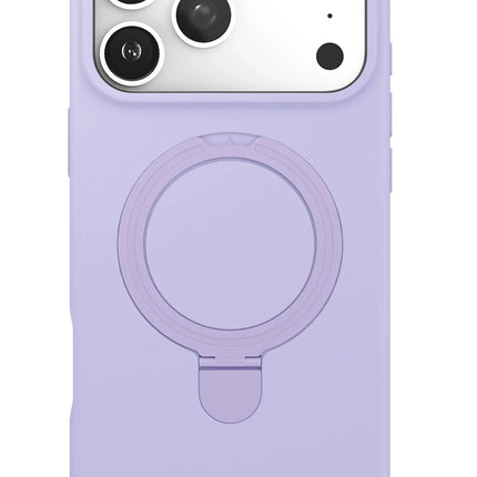 iPhone 17 Pro Regal Magsafe Standlı Kapak Kılıf - Lila 2