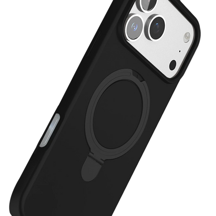 iPhone 17 Pro Regal Magsafe Standlı Kapak Kılıf - Siyah 4