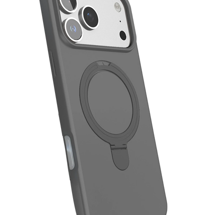 iPhone 17 Pro Regal Magsafe Standlı Kapak Kılıf - Titan Gri 2