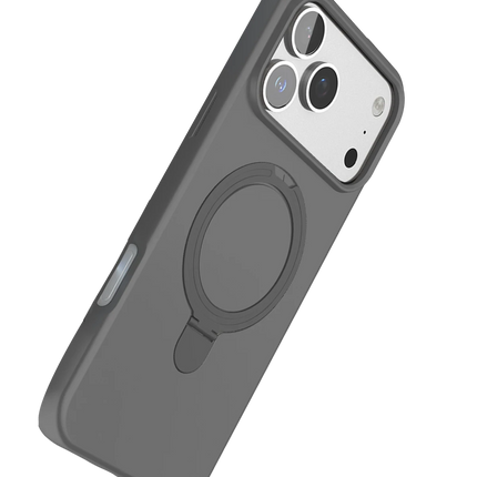 iPhone 17 Pro Regal Magsafe Standlı Kapak Kılıf - Titan Gri 3