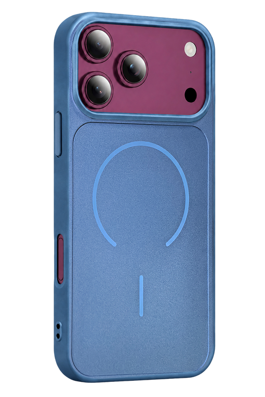 iPhone 18 Pro Azus Magsafe Kapak Kılıf - Açık Mavi