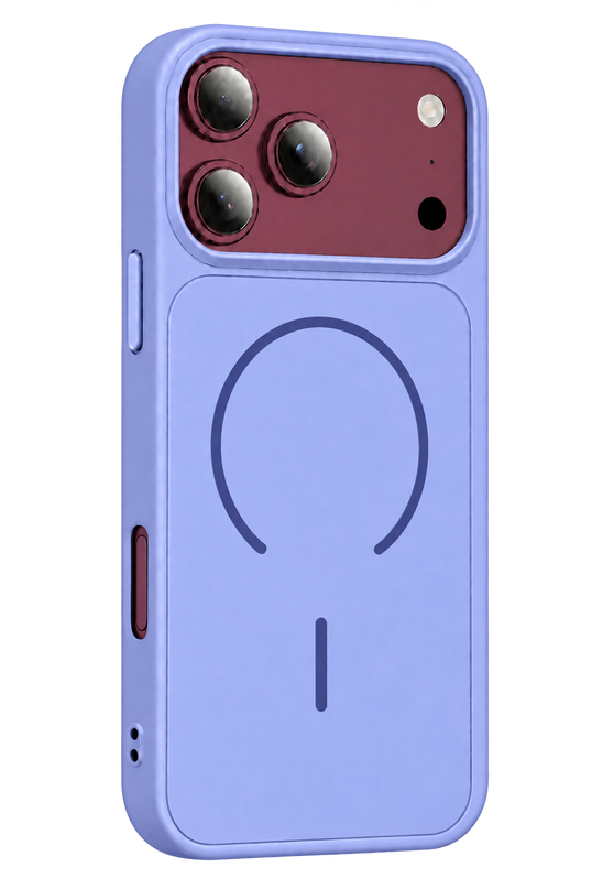 iPhone 18 Pro Azus Magsafe Kapak Kılıf - Açık Mor