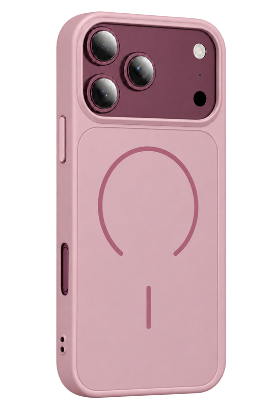 iPhone 18 Pro Azus Magsafe Kapak Kılıf - Pembe