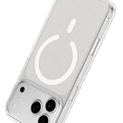iPhone 18 Pro Combo Sert Şeffaf Magsafe Kapak Kılıf - Şeffaf 3
