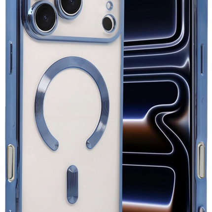 iPhone 18 Pro Kross Magneticsafe Kapak Kılıf - Sierra Blue