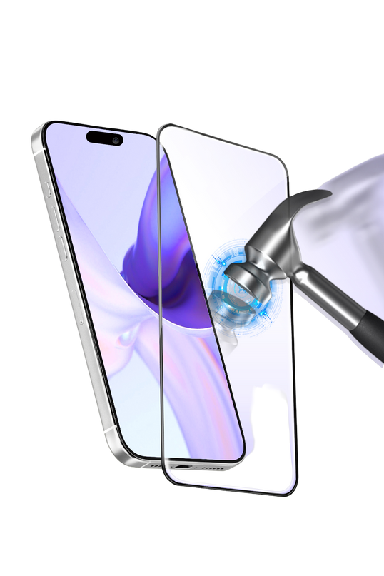 iPhone 17 Pro Max /18 Pro Max Bilvis 5D Super Clear Diamond Cam Ekran Koruyucu -Şeffaf 4
