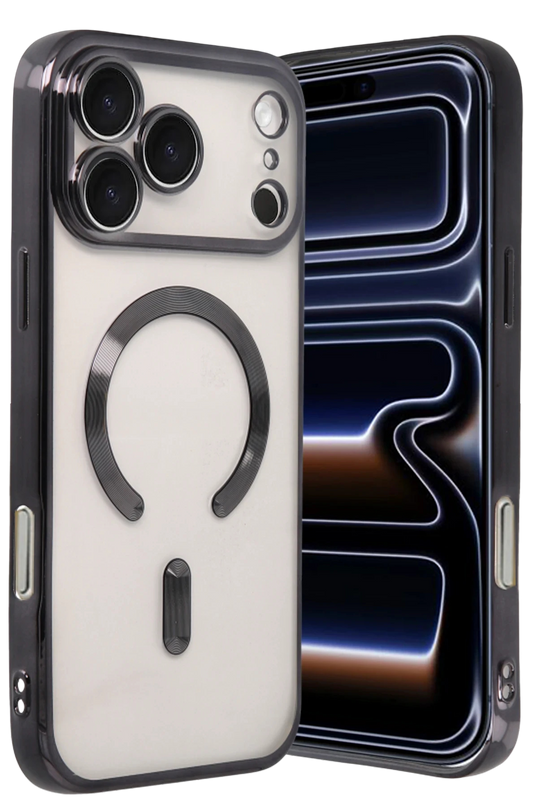iPhone 18 Pro Max Kross Magneticsafe Kapak Kılıf - Siyah