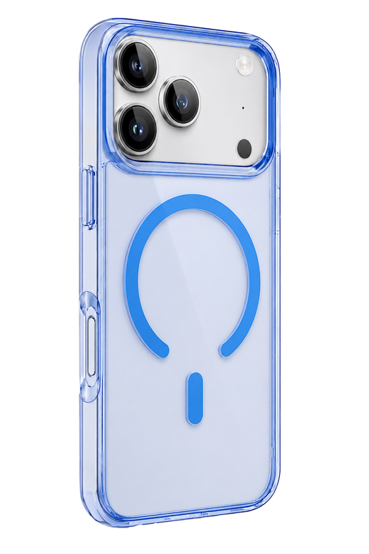 iPhone 18 Pro Max/17 Pro Max Pc Real Magsafe Kapak Kılıf - Sierra Blue