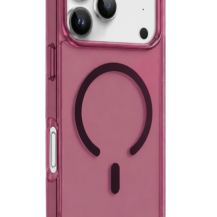iPhone 18 Pro/17 Pro Pc Real Magsafe Kapak Kılıf - Bordo