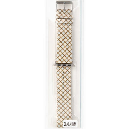 Watch 38mm Karo Motif Kordon - Mavi 2