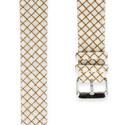Watch 38mm Karo Motif Kordon - Mavi