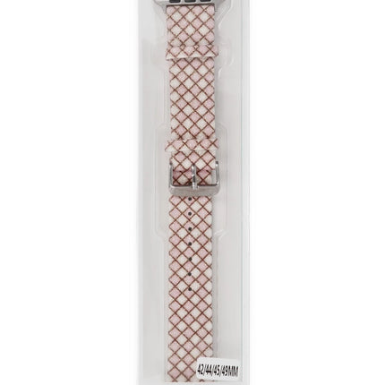 Watch 38mm Karo Motif Kordon - Pembe 2