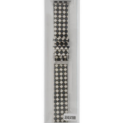 Watch 38mm Karo Motif Kordon - Siyah 2
