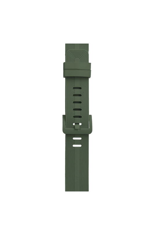 Watch 38mm KR408 Çizgili Silikon Kordon - Koyu Yeşil 3
