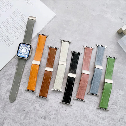 Watch 38mm KR414 Daks Deri Kordon - Koyu Yeşil 3
