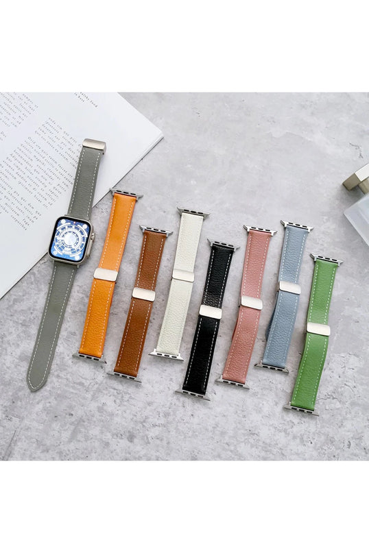 Watch 38mm KR414 Daks Deri Kordon - Koyu Yeşil 3