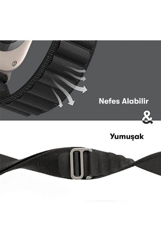 Watch 38mm Mountain Kordon - Beyaz 6