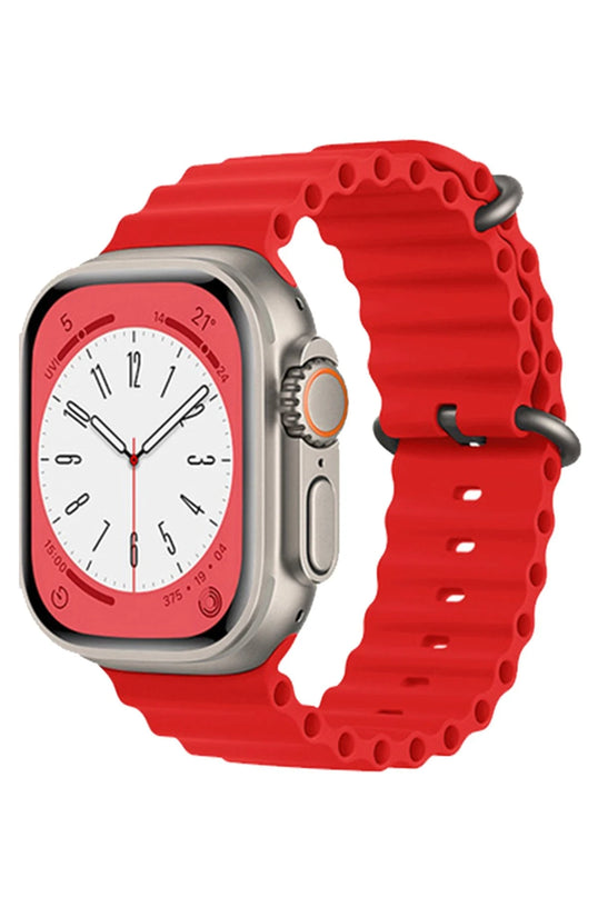 Watch 38mm Ocean Kordon - Kırmızı