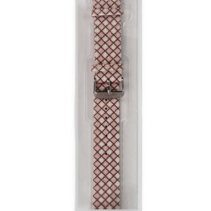 Watch 42mm Karo Motif Kordon - Pembe 2