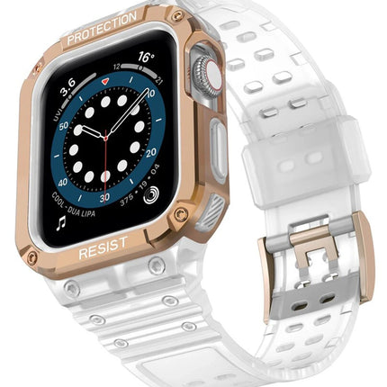 Watch 42mm KR401 Silikon Kordon - Beyaz-Rose