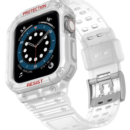 Watch 42mm KR401 Silikon Kordon - Şeffaf