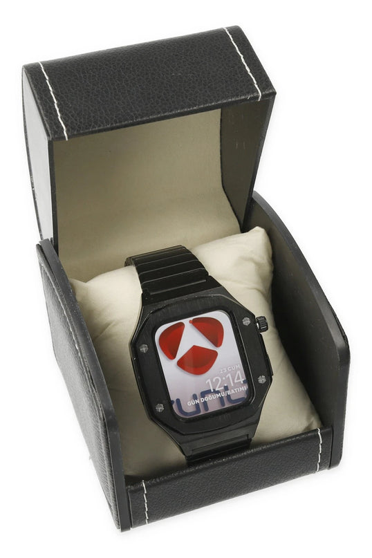 Watch 44mm KR409 Metal Kordon - Siyah