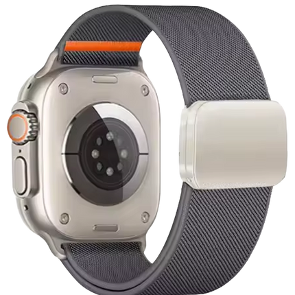 Watch Ultra 49mm Nylon Manyetik Kordon - Gri